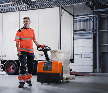 Toyota Handhubwagen zum Entladen von Lastwagen