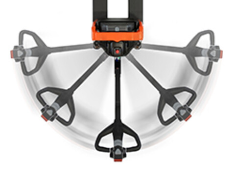 Hervorragende Manövrierfähigkeit auf engstem Raum

