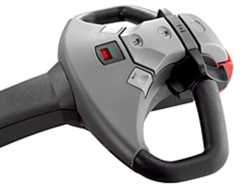 Bediengriff mit Taste für Rangierfunktion